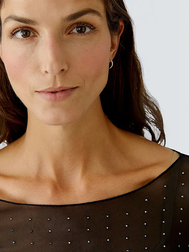 OUÍ | Langarmshirt  | Schwarz