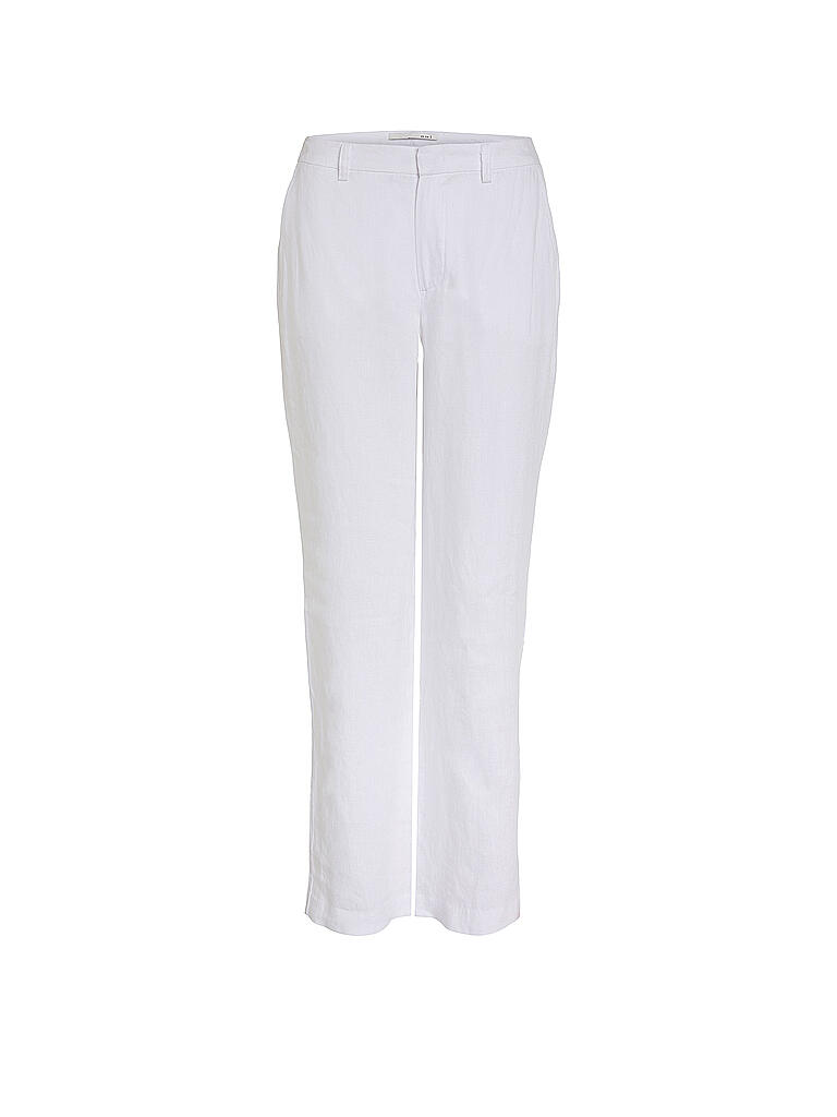 OUÍ | Leinenhose | weiß