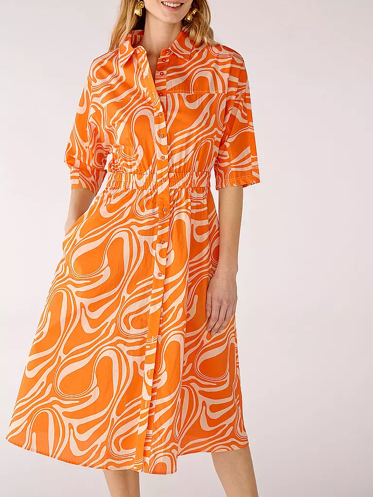 OUÍ | Midikleid | orange