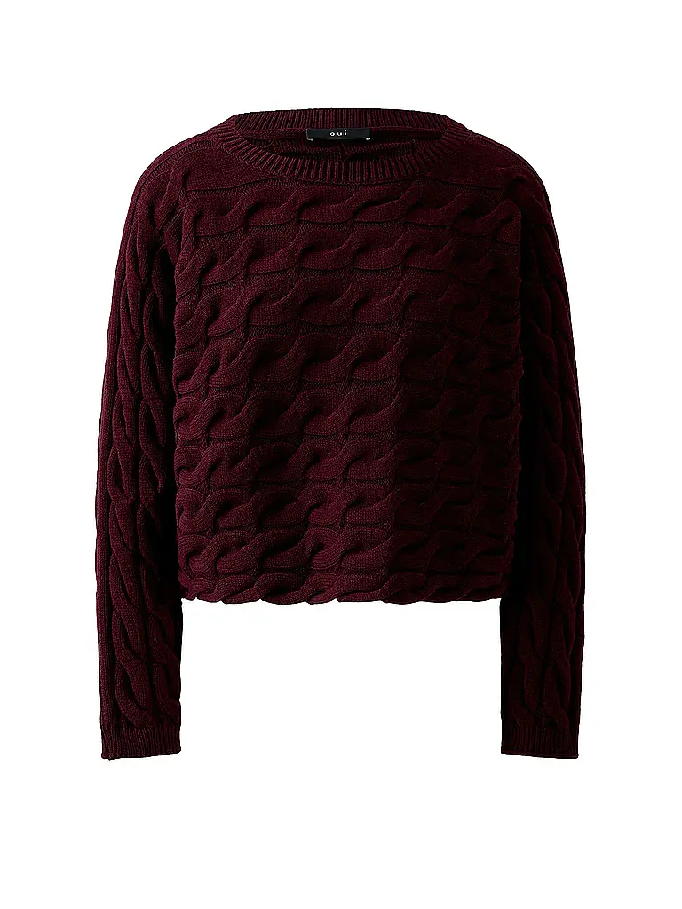 OUÍ | Pullover  | dunkelrot
