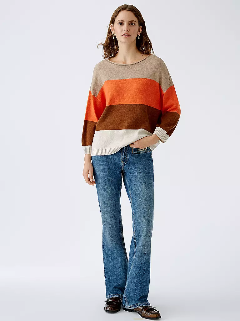 OUÍ | Pullover | hellbraun