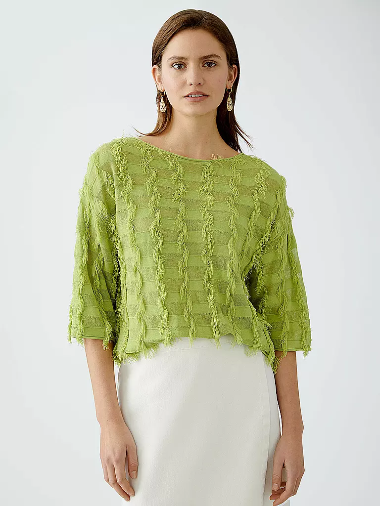 OUÍ | Pullover | hellgrün