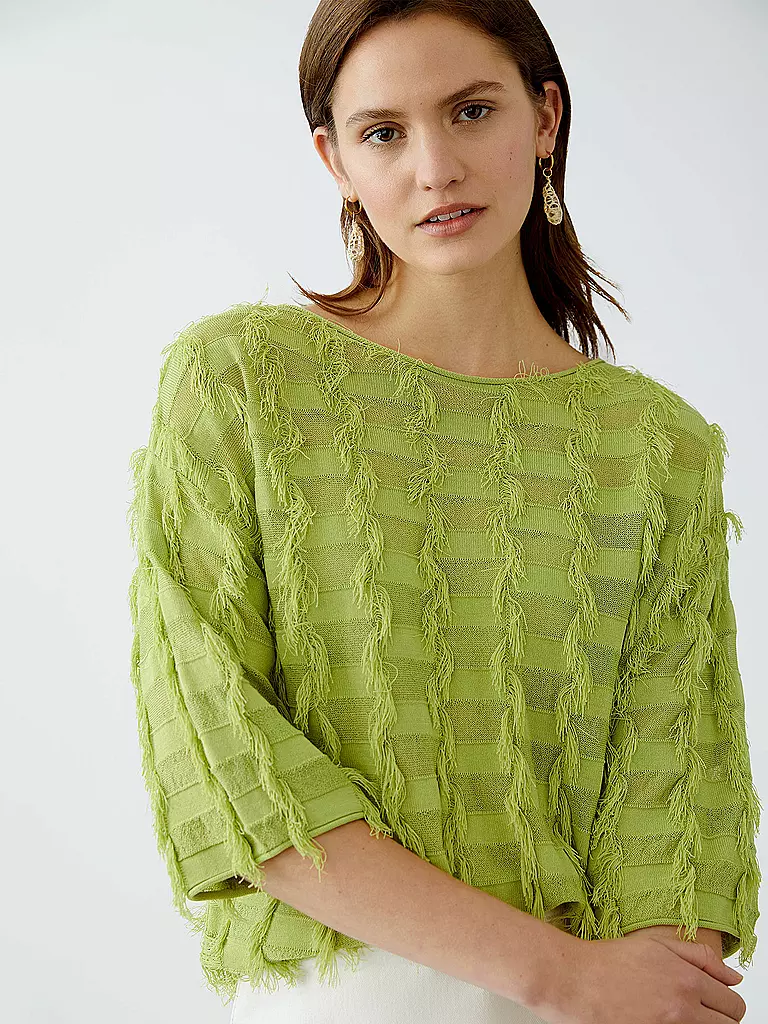 OUÍ | Pullover | hellgrün