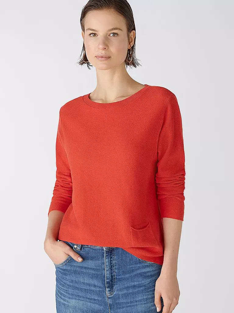 OUÍ | Pullover | rot