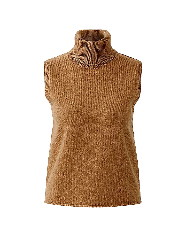 OUÍ | Rollkragenpullover  | Camel