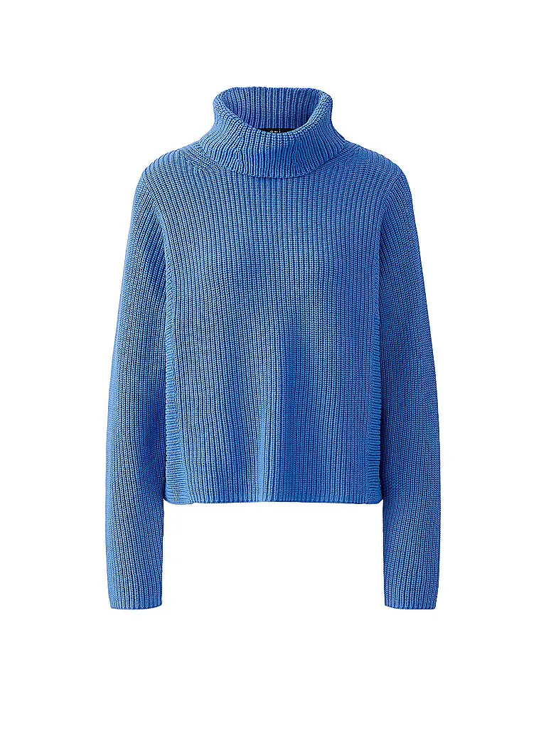 OUÍ | Rollkragenpullover  | blau
