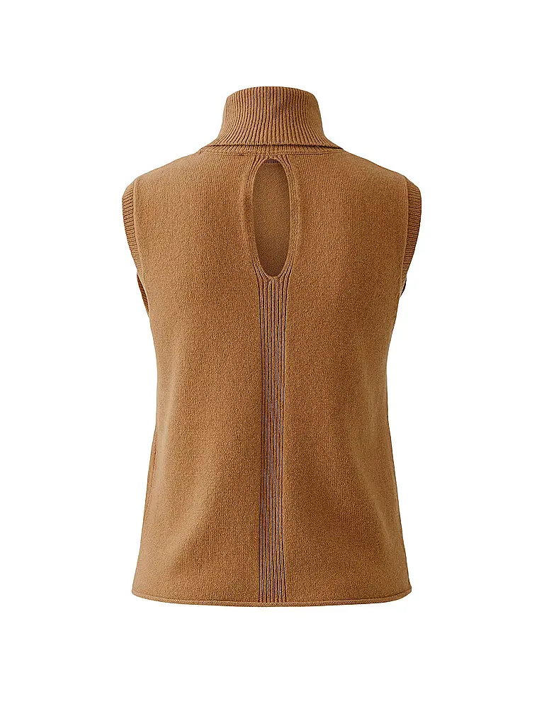 OUÍ | Rollkragenpullover  | Camel