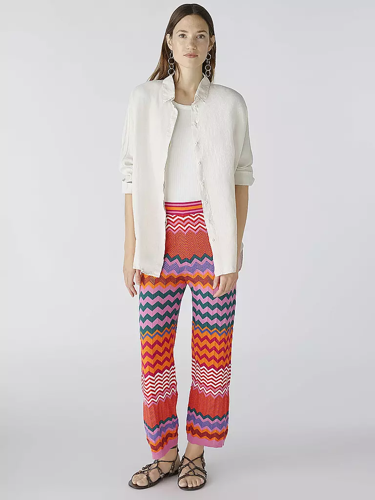 OUÍ | Strickhose 7/8 | bunt