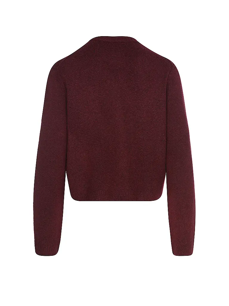 OUÍ | Strickjacke | dunkelrot