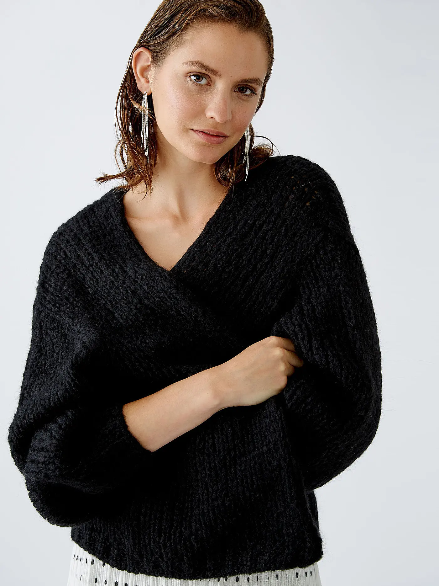 OUÍ | Strickjacke | schwarz
