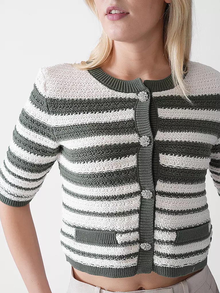 OUÍ | Strickjacke | olive