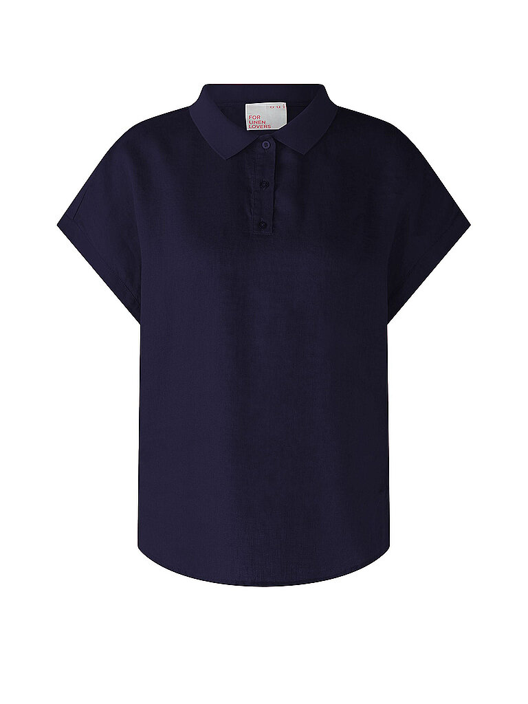 OUÍ Leinenbluse  dunkelblau | 38