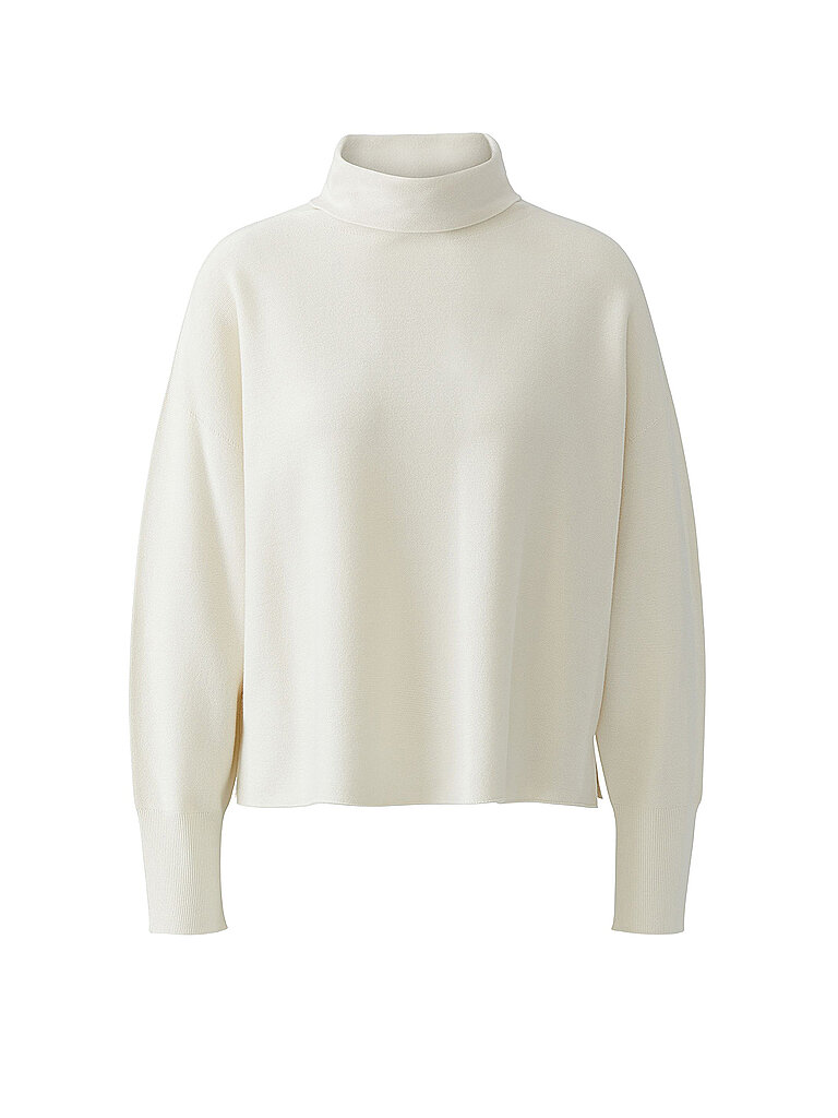 OUÍ Rollkragenpullover  weiss | 38