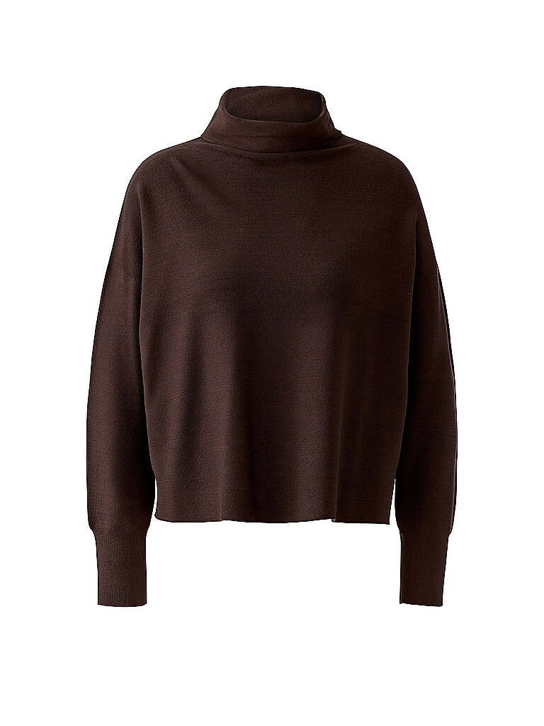 OUÍ Rollkragenpullover  braun | 36