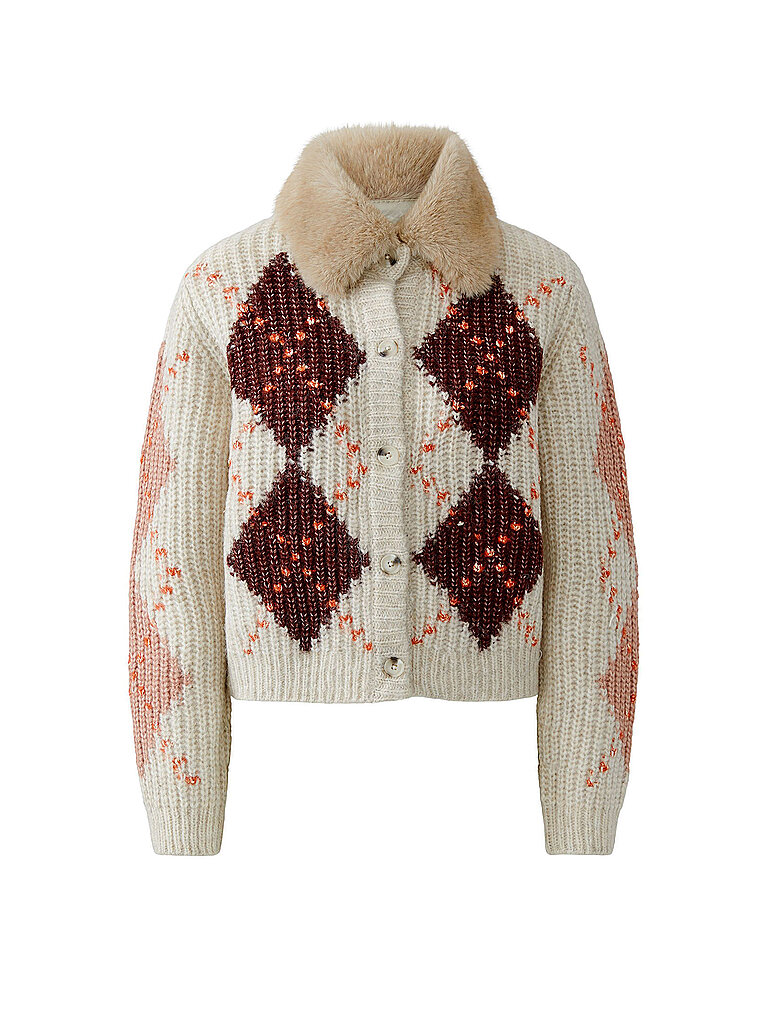 OUÍ Strickjacke beige | 40