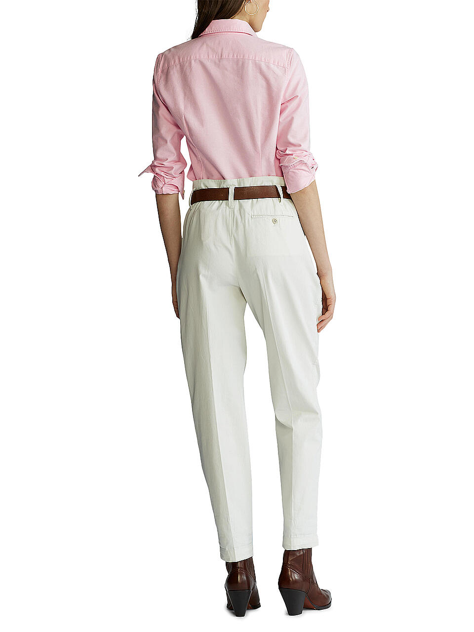 POLO RALPH LAUREN | Bluse Slim-Fit "Harper" | rosa
