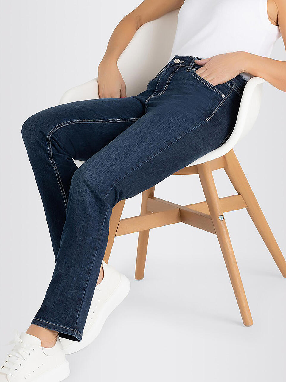 MAC | Jeans Perfect-Fit "Melanie"  | blau