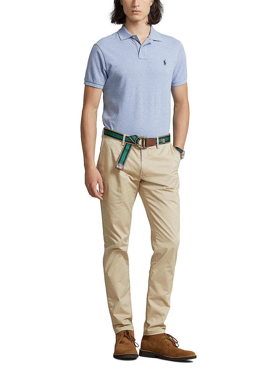 POLO RALPH LAUREN | Poloshirt Slim-Fit  | blau