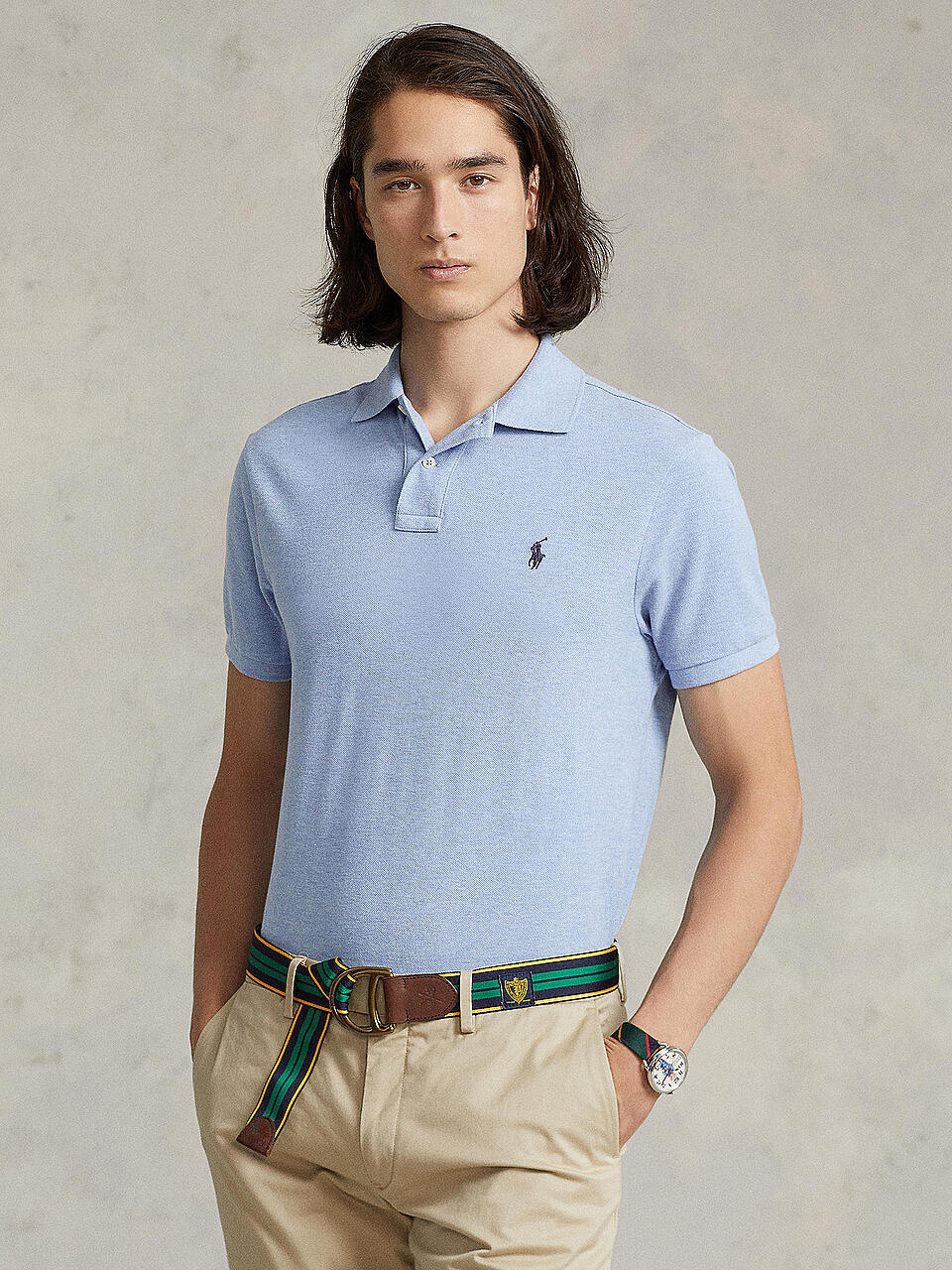POLO RALPH LAUREN | Poloshirt Slim-Fit  | blau