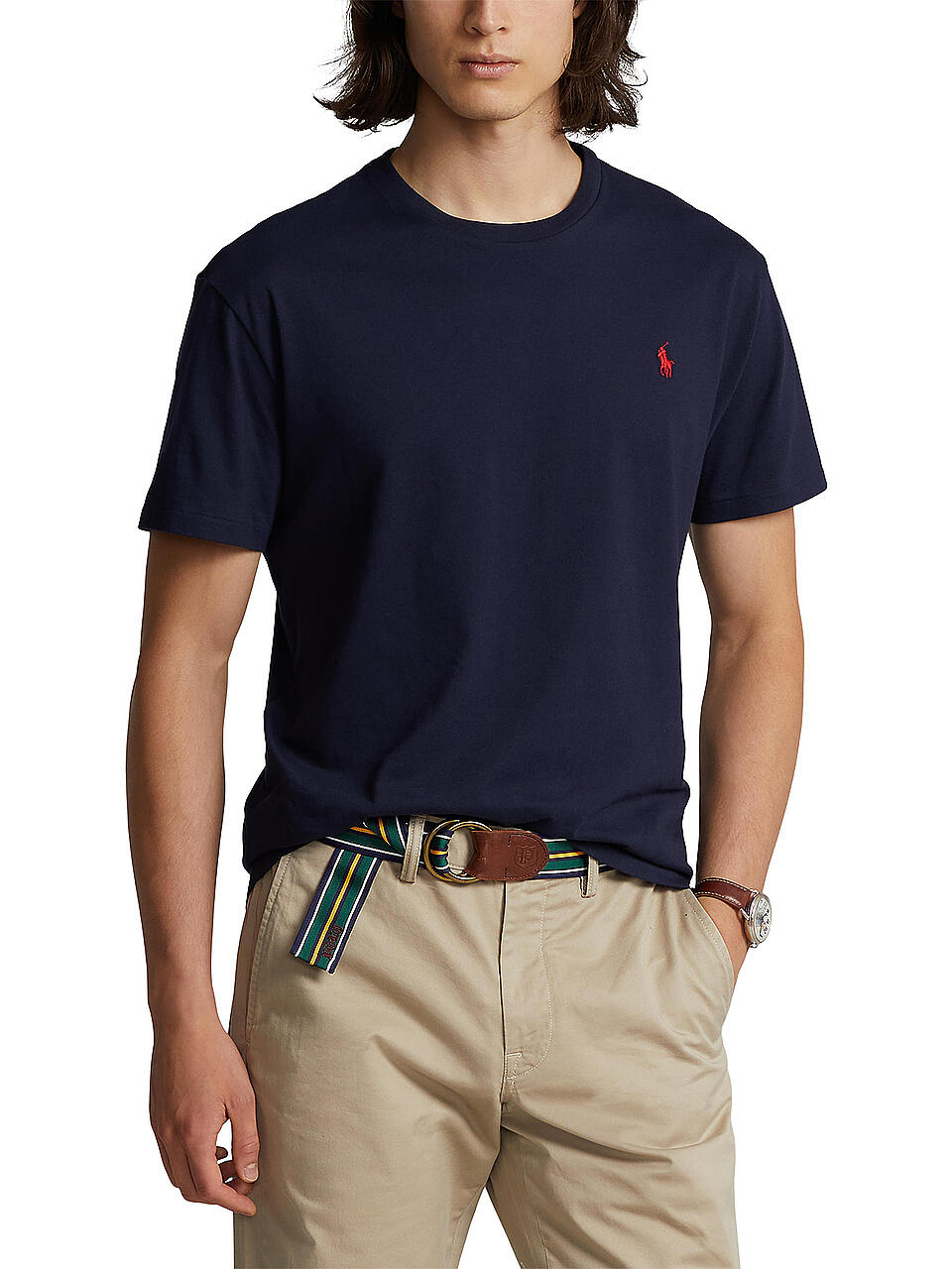 POLO RALPH LAUREN | T-Shirt Custom-Slim-Fit | blau