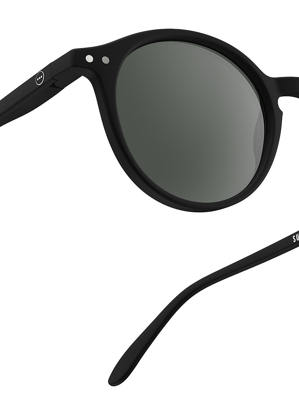 IZIPIZI | Sonnenbrille mit Sehstärke "Sun D"  (black) | schwarz