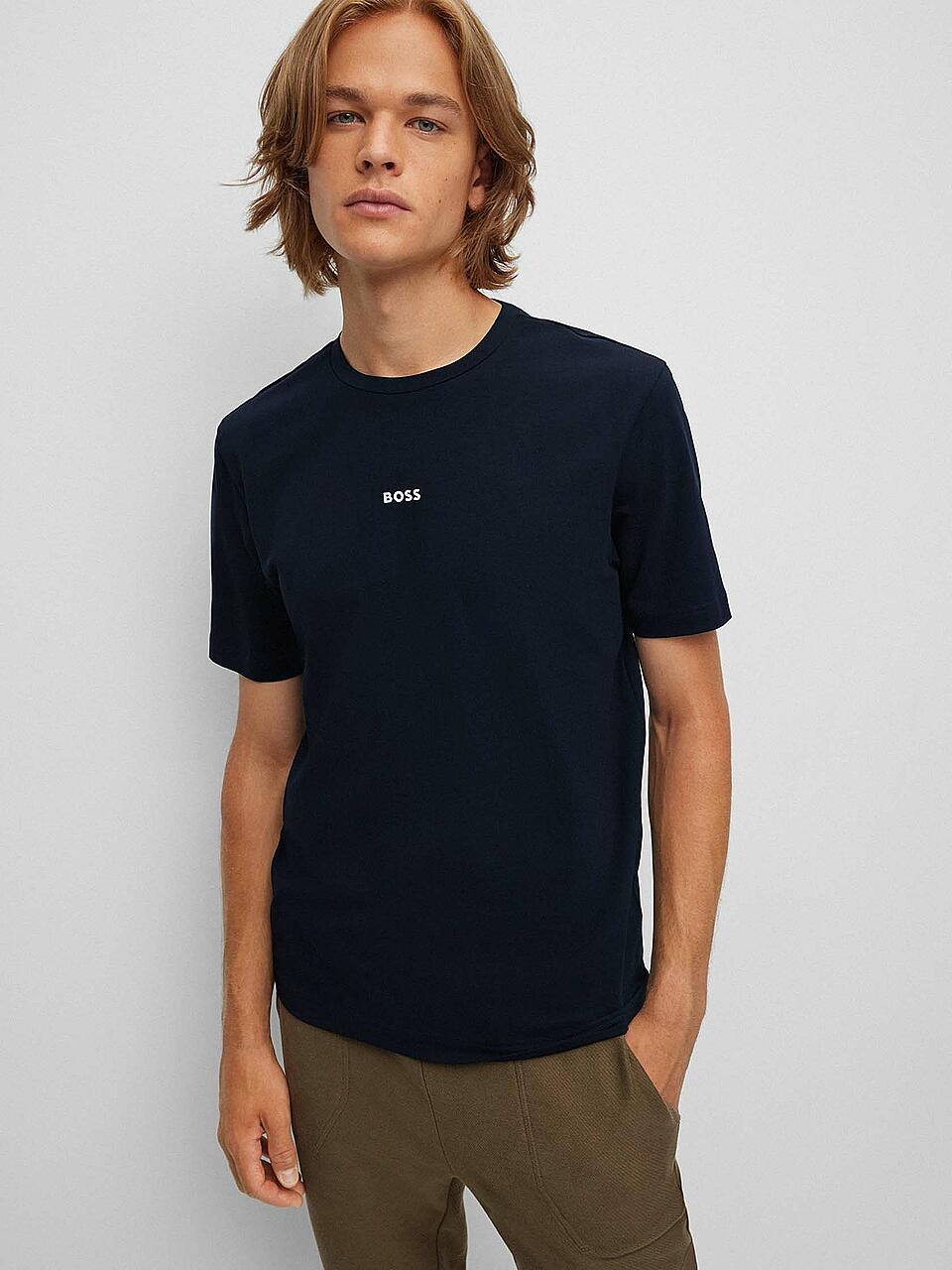 BOSS | T Shirt Relaxed Fit Tchup | blau