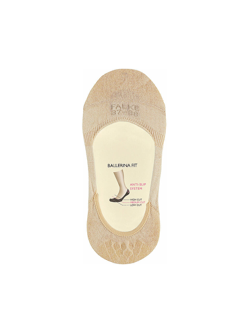 FALKE | Socken - Füsslinge Step Medium Cut cream | creme