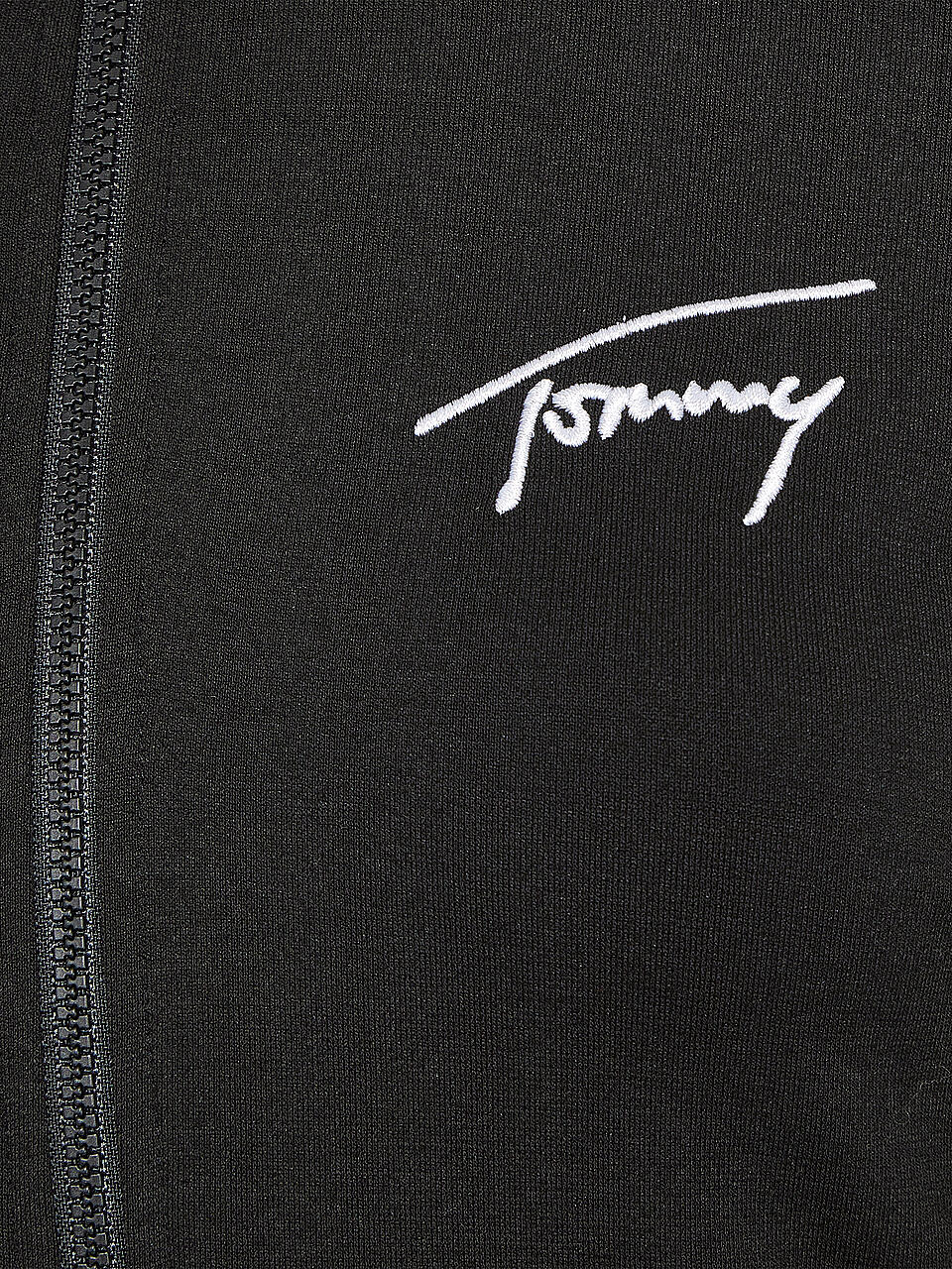 TOMMY JEANS | Minikleid SIGNATUR BODYCON | schwarz