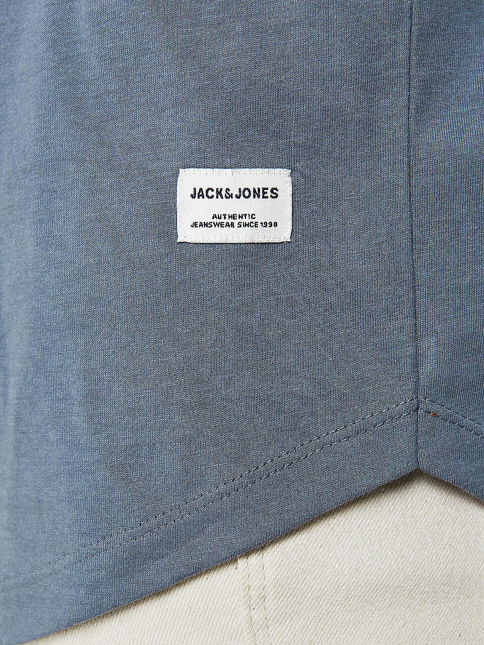 JACK & JONES | T-Shirt JJENOA  | grau