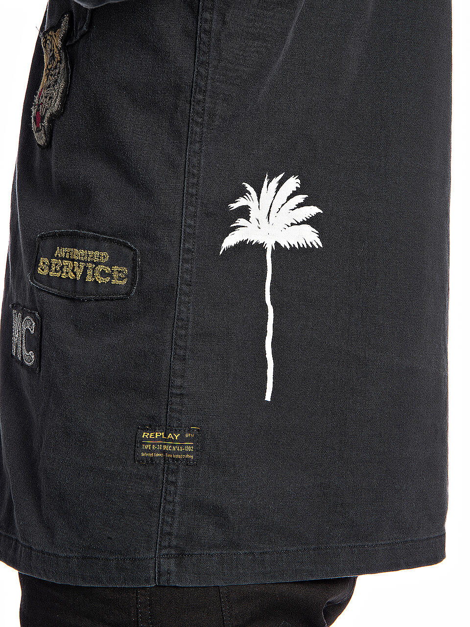 REPLAY | Overshirt | schwarz