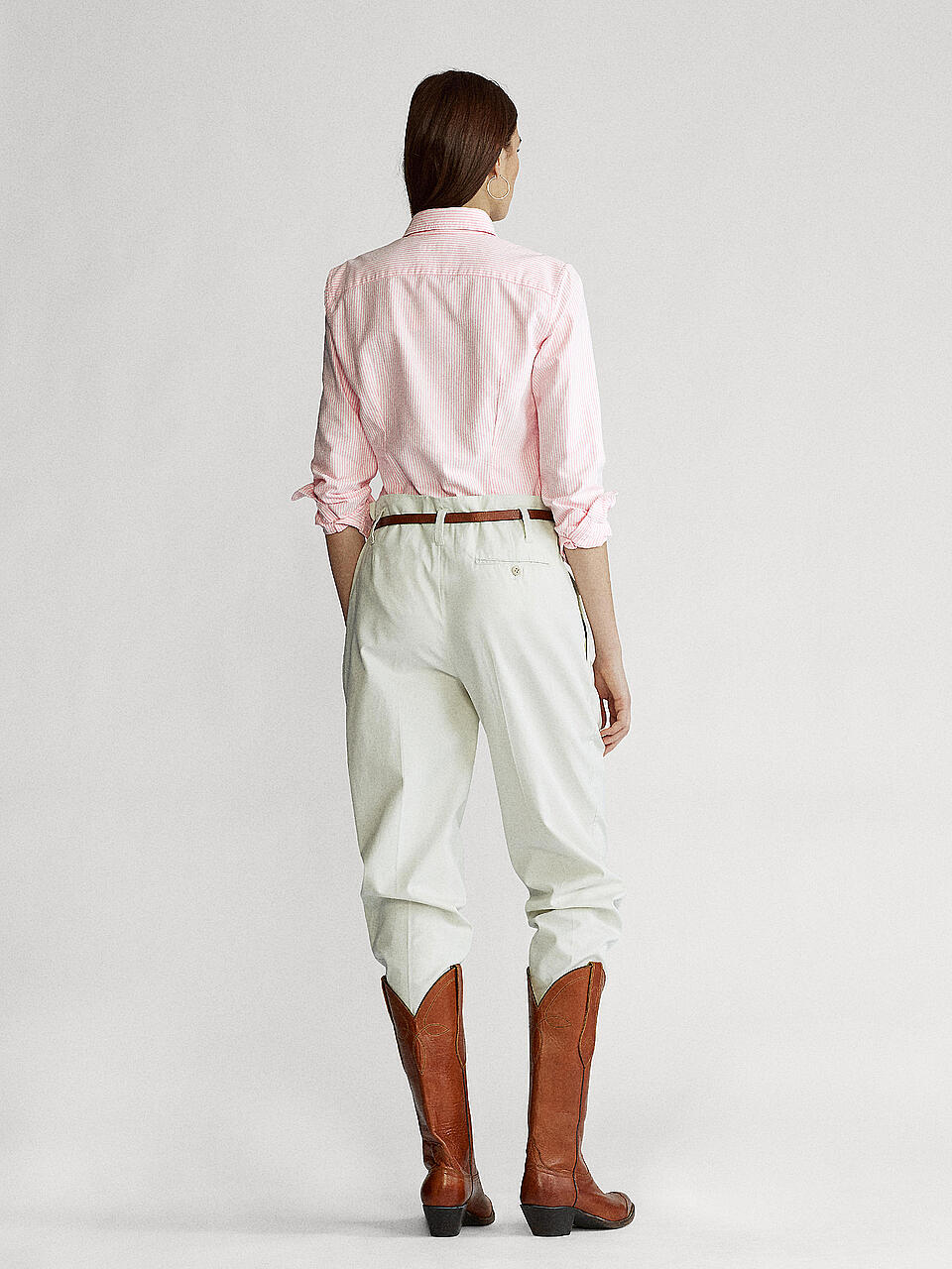 POLO RALPH LAUREN | Bluse Slim Fit Harper | rosa