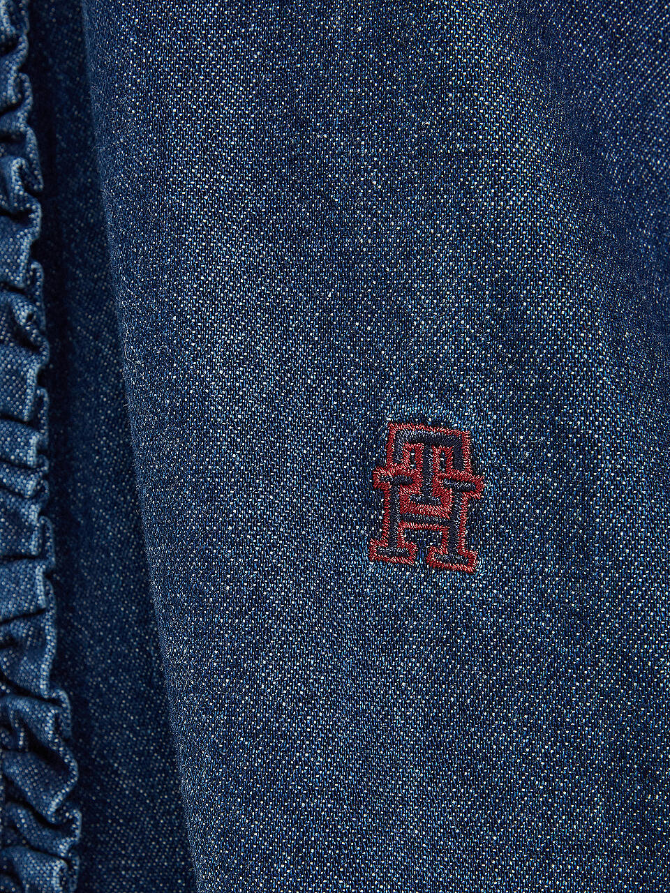 TOMMY HILFIGER | Jeansbluse | blau