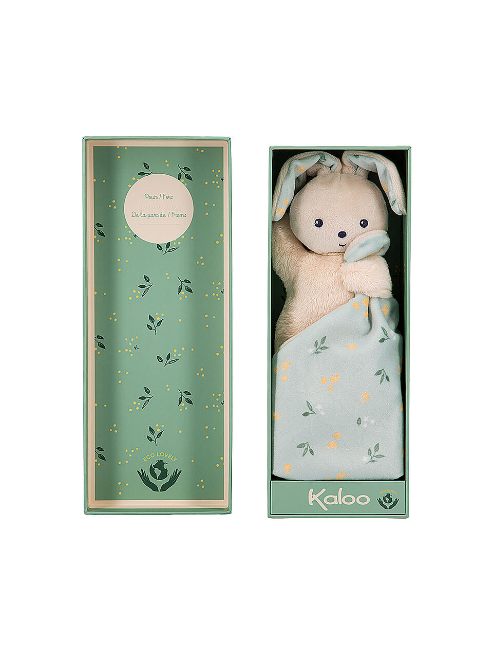 KALOO | Schmusetuch Hase | mint