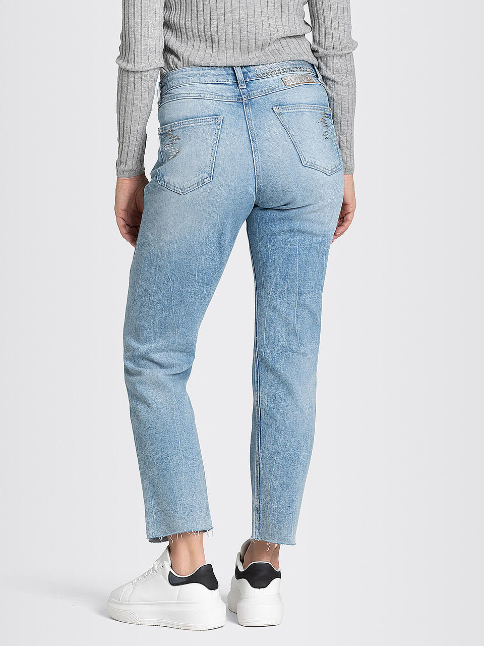 MAC | Jeans wide leg RICH CRISS CROSS | hellblau