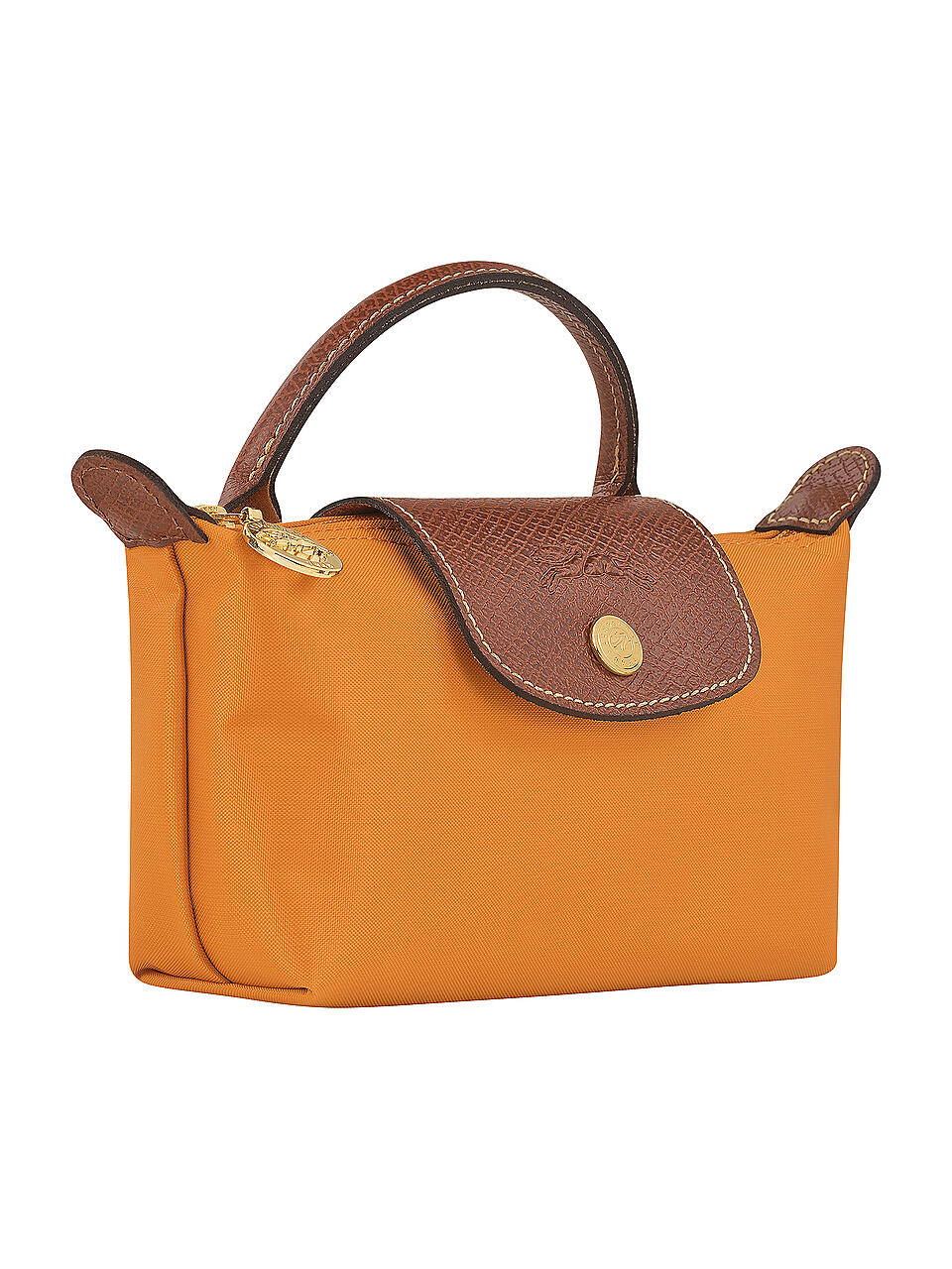 LONGCHAMP Le Pliage Original Pochette mit Henkel, Saffron gelb