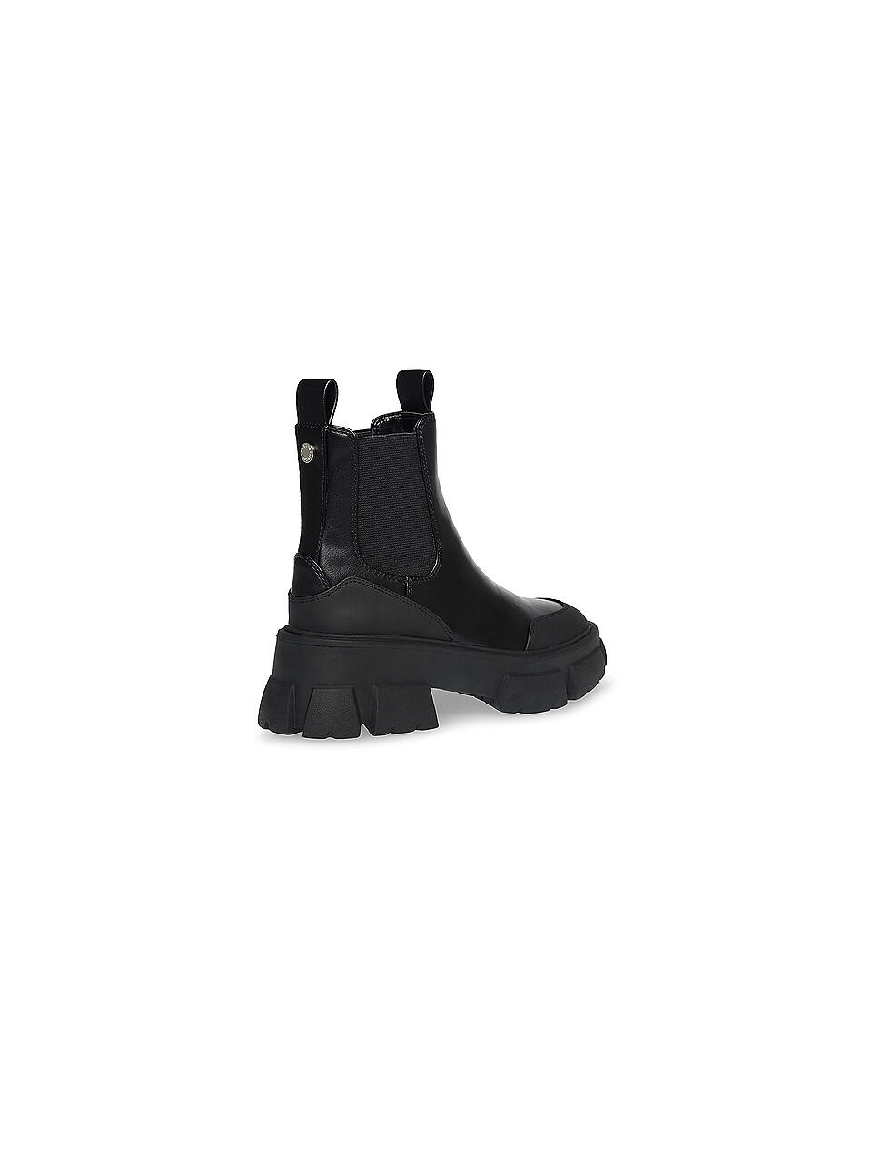 Steve Madden Denim Chelsea Boots Cave in Schwarz Damen Schuhe Stiefel Stiefel mit Hohen Absätzen 
