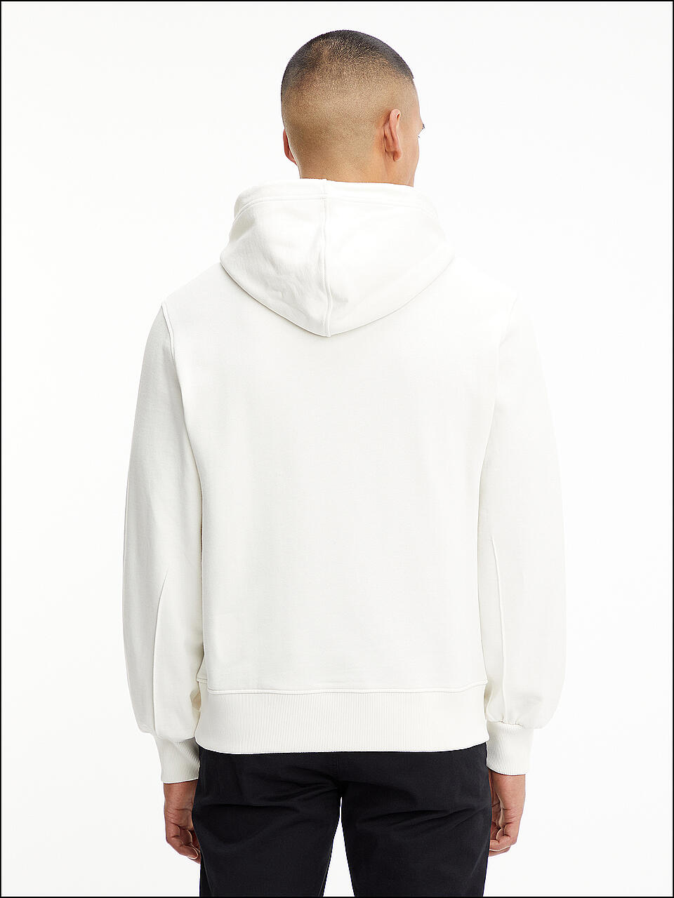 CALVIN KLEIN JEANS | Kapuzensweater - Hoddie  | weiss