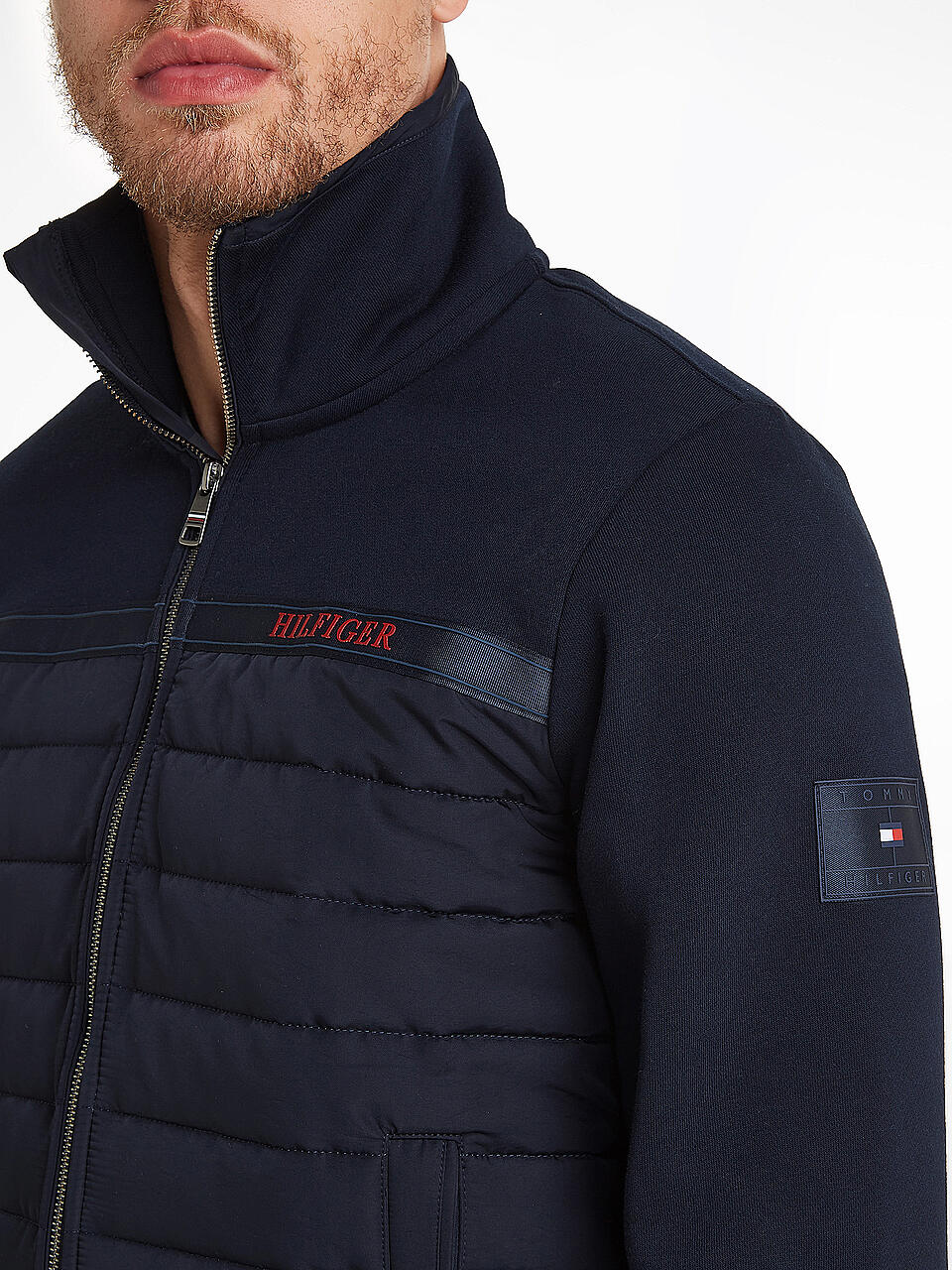 TOMMY HILFIGER | Sweatjacke | blau