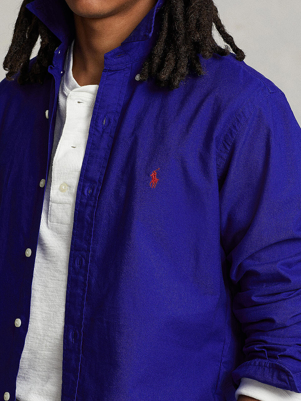 POLO RALPH LAUREN | Hemd Custom Fit | blau