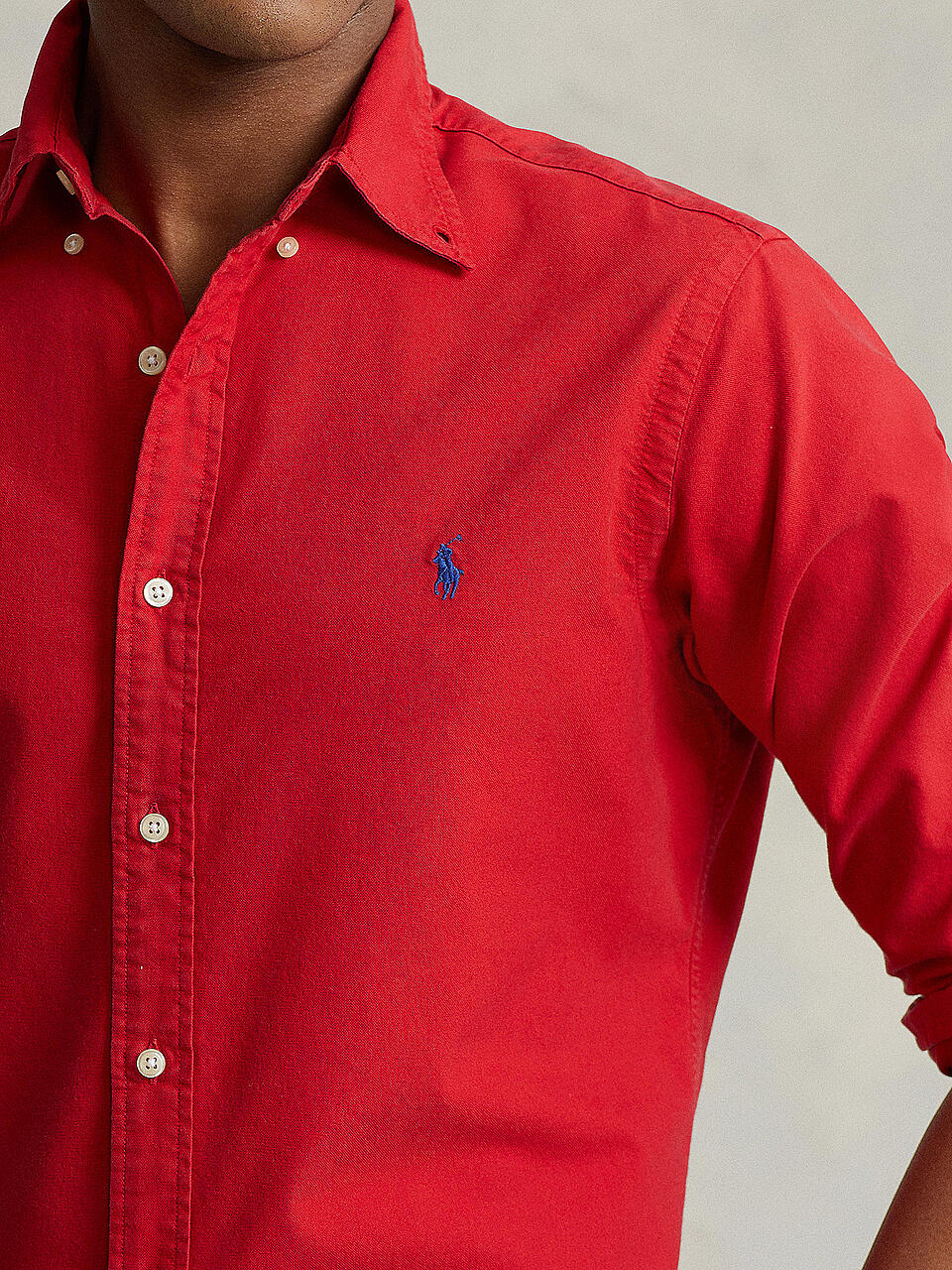 POLO RALPH LAUREN | Hemd Custom Fit | rot