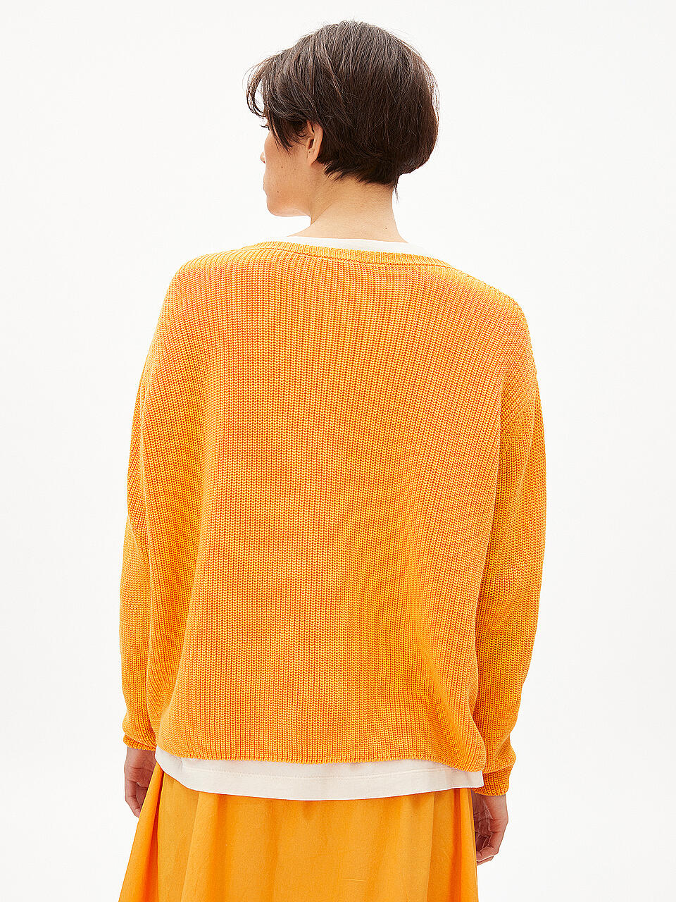 ARMEDANGELS | Pullover Oversized Fit NURIELLA | orange