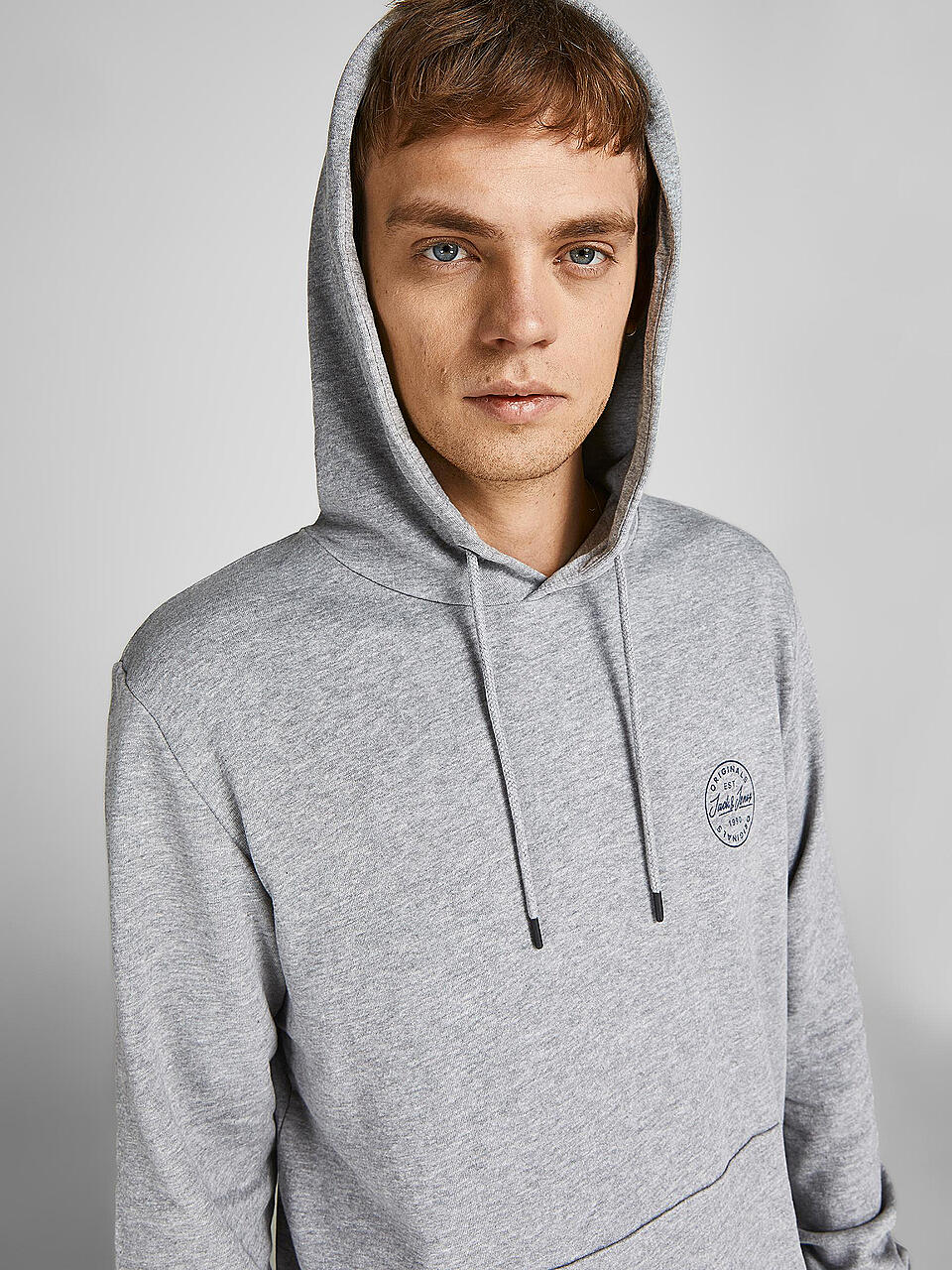 JACK & JONES | Kapuzensweater - Hoodie JJESHARK  | grau