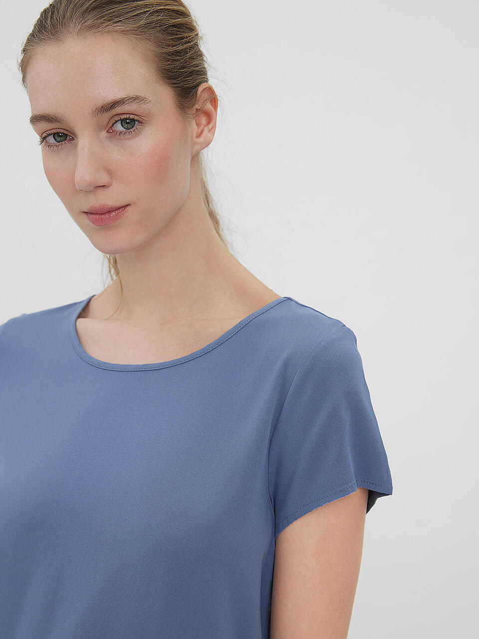 VERO MODA | T-Shirt VMBECCA  | hellblau