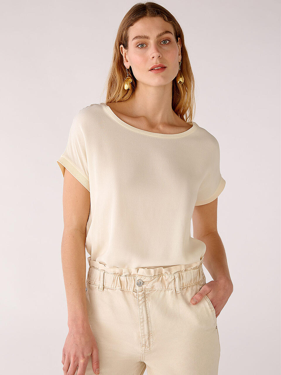 OUÍ | Blusenshirt | creme