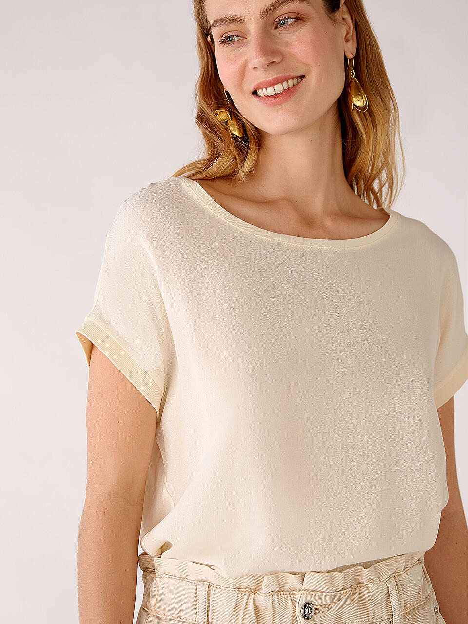 OUÍ | Blusenshirt | creme