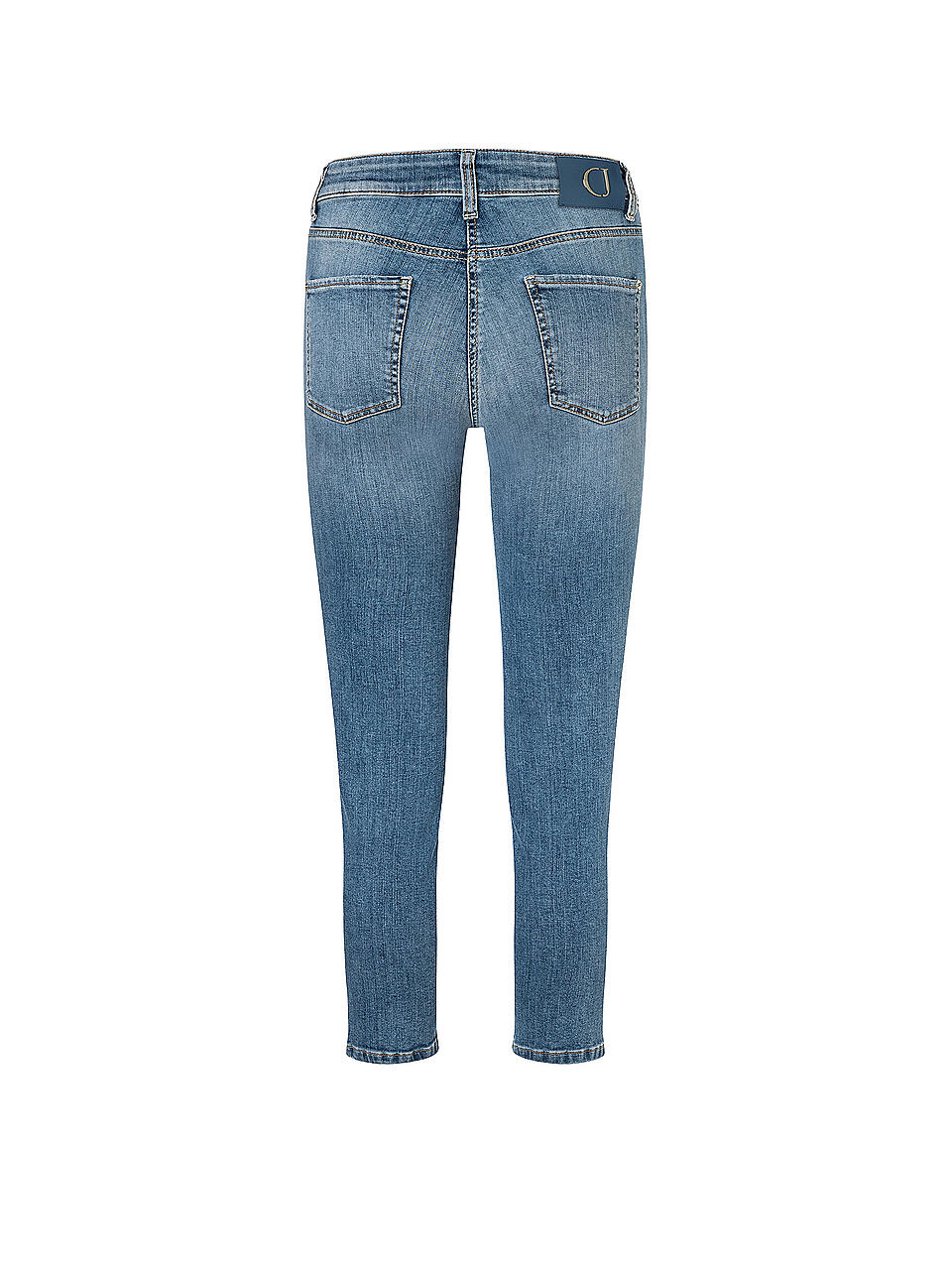 CAMBIO | Jeans Slim Fit 7/8 PIPER SHORT | blau
