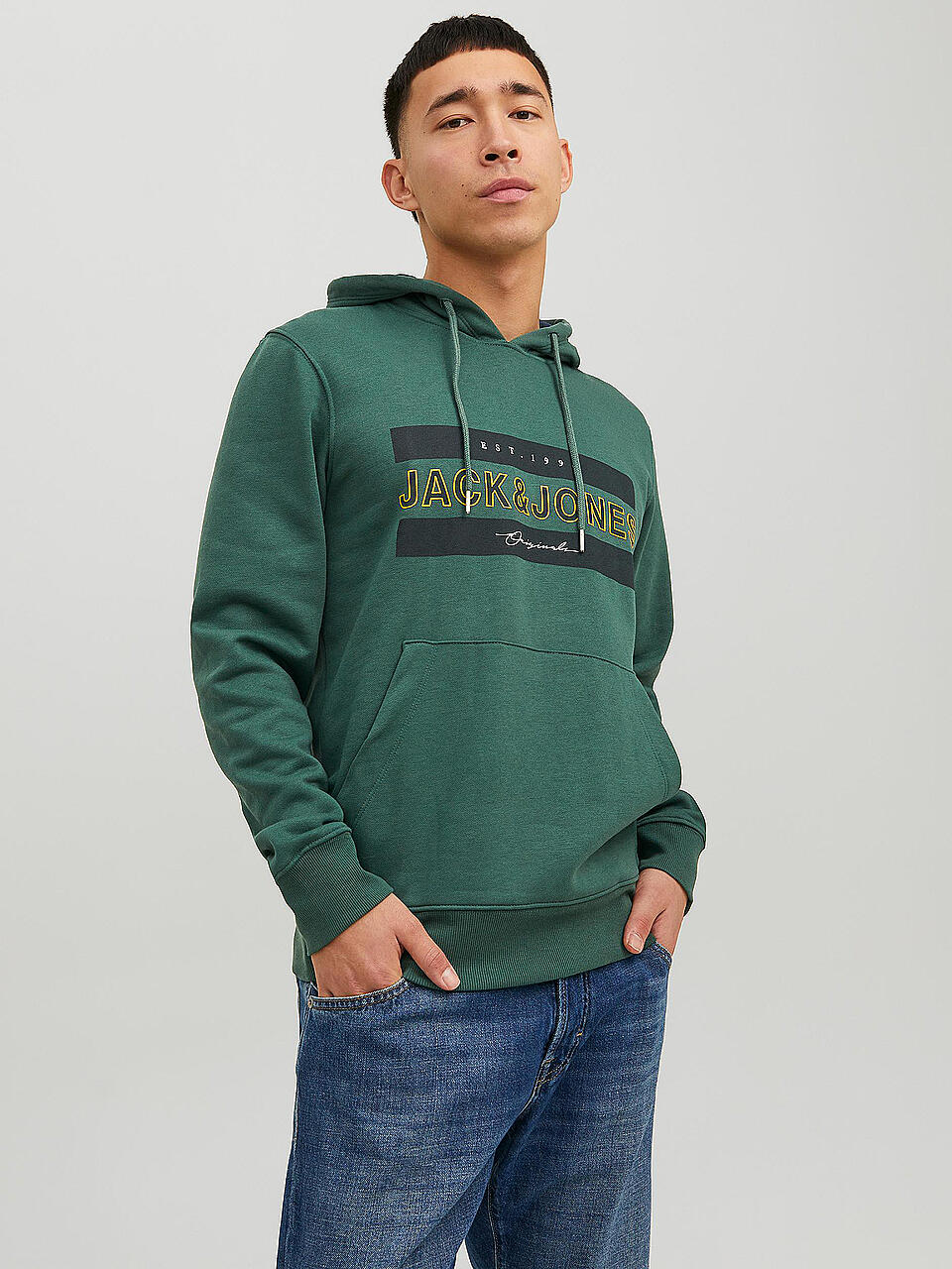 JACK & JONES | Sweater - Hoodie | grün