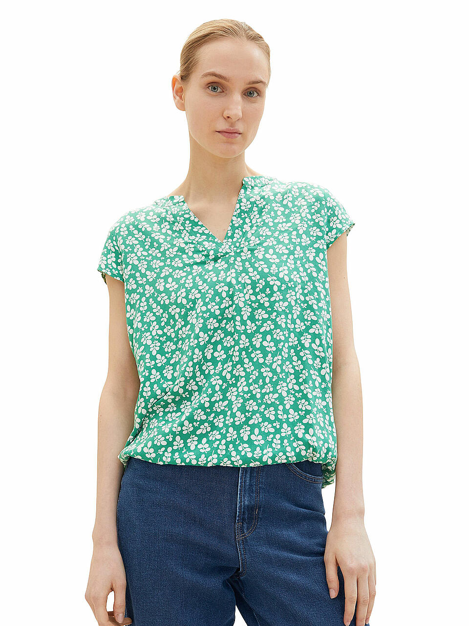 TOM TAILOR | Bluse | grün