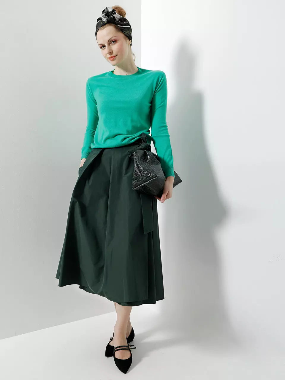 Trend Look - Grün Monochrom 
