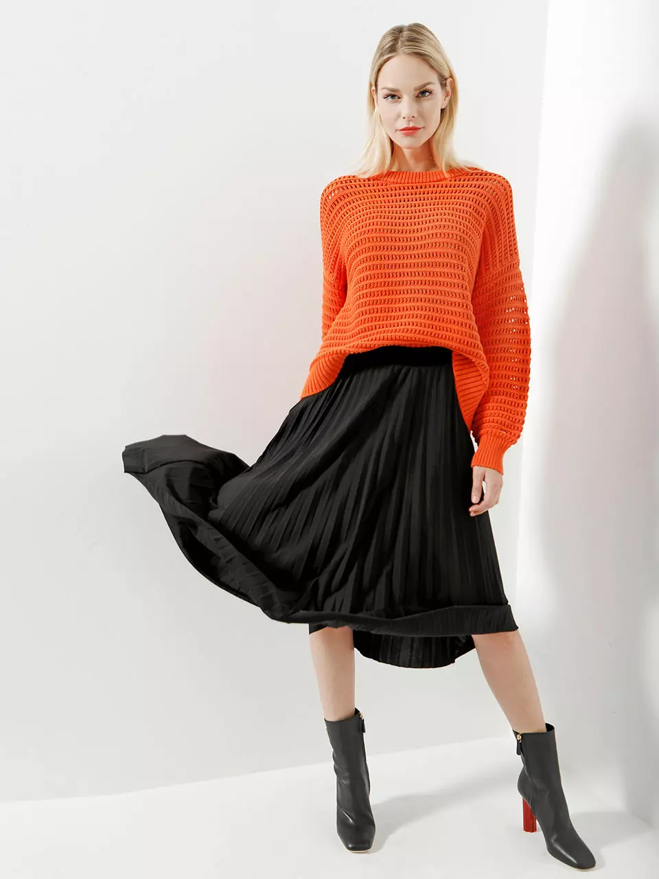 It - Look Pullover + Midirock